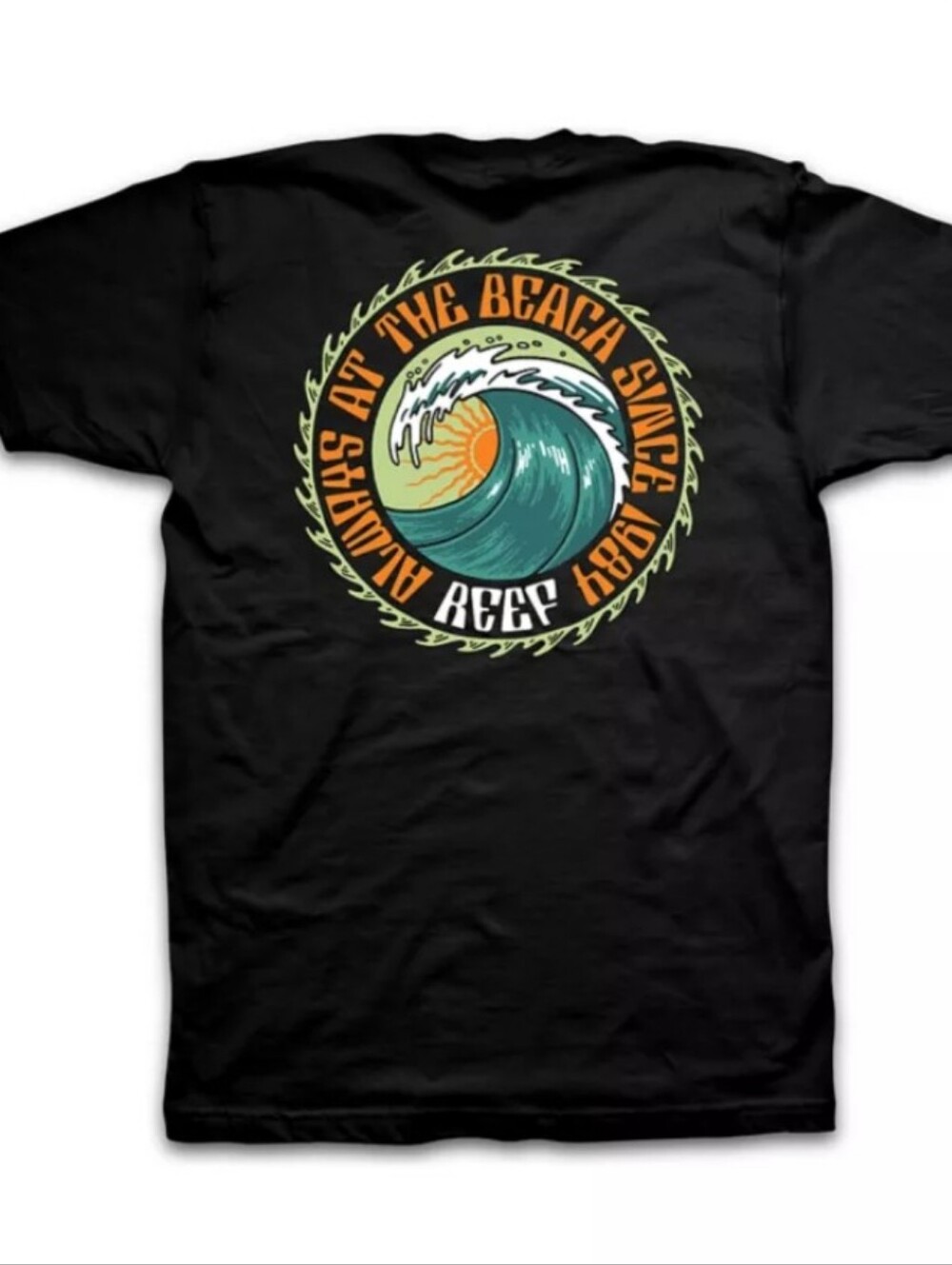 Reef Ripper Graphic S/S T-Shirt- Black